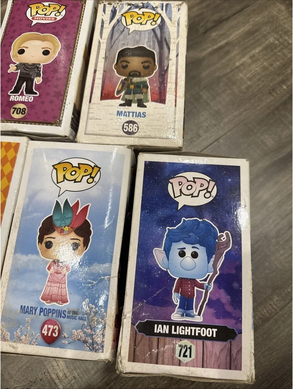 **5-LOT**  Funko Pops - Children’s Movie Themed